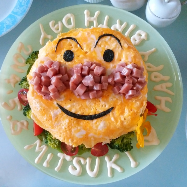 アンパンマンの和風オムライス レシピ 作り方 By ココナッツカフェ 楽天レシピ